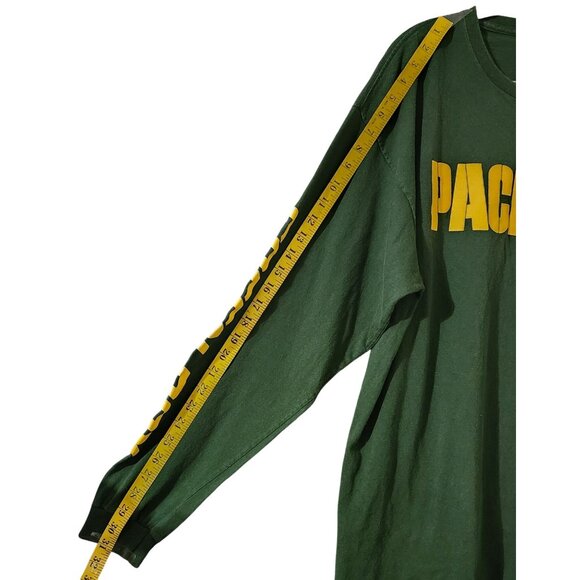 Green Bay Packers Long Sleeve Shirt XL By Junk Food Mens NFL Team Apparel Cotton - Picture 5 of 6